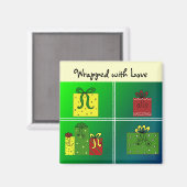 包みのかわいらし贈与 マグネット (正面/裏面)