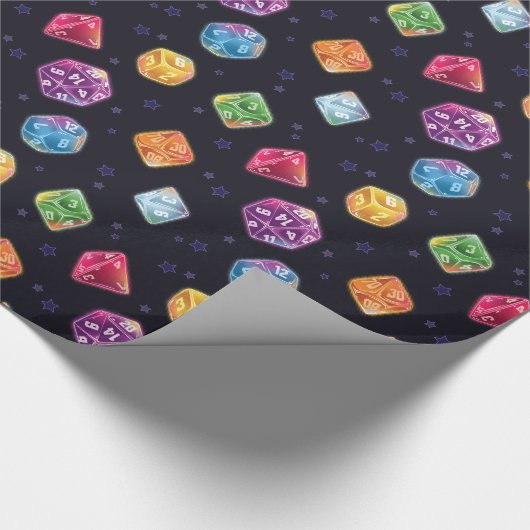 包むことの魔法のユーザーのサイコロの紙 ラッピングペーパー (角)