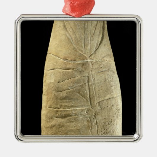 包む衣服の子供 メタルオーナメント (正面)