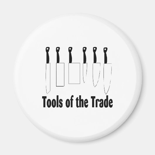 包丁の道具 マグネット (正面)