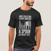 包丁包丁包丁の採取包丁メーカー包丁 Tシャツ (正面)