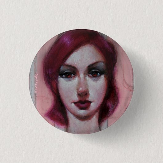 "包丁"ボタン 缶バッジ (正面)