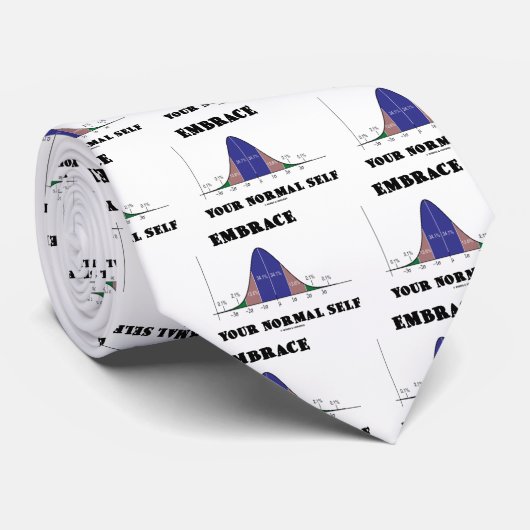 包含して下さいあなたの正常な自己(鐘のカーブのユーモア)を ネクタイ (ロール)