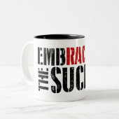 包含して下さい吸(サイクリング)を ツートーンマグカップ (正面左)