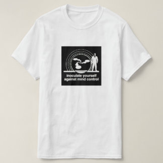包囲された抽象的概念のマインドコントロールのワイシャツ Tシャツ