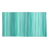 包囲された#5ティール(緑がかった色)は、元のモダンパターンを除去しました 枕カバー (裏面)