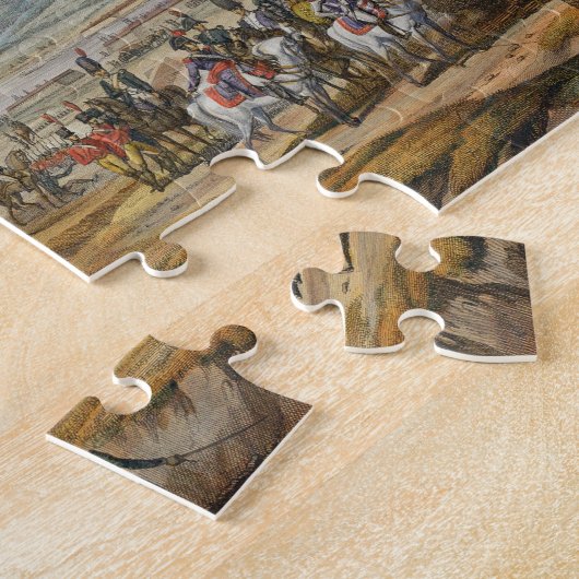 包囲を訪問しているナポレオンはダンチヒで導きました働きます ジグソーパズル (側面)