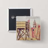 包囲タワーのためのプロジェクト 缶バッジ (正面&裏面)