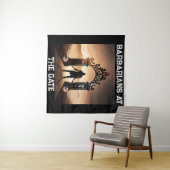 包囲攻撃：アメリカの門の蛮族 タペストリー (インサイチュ(横))