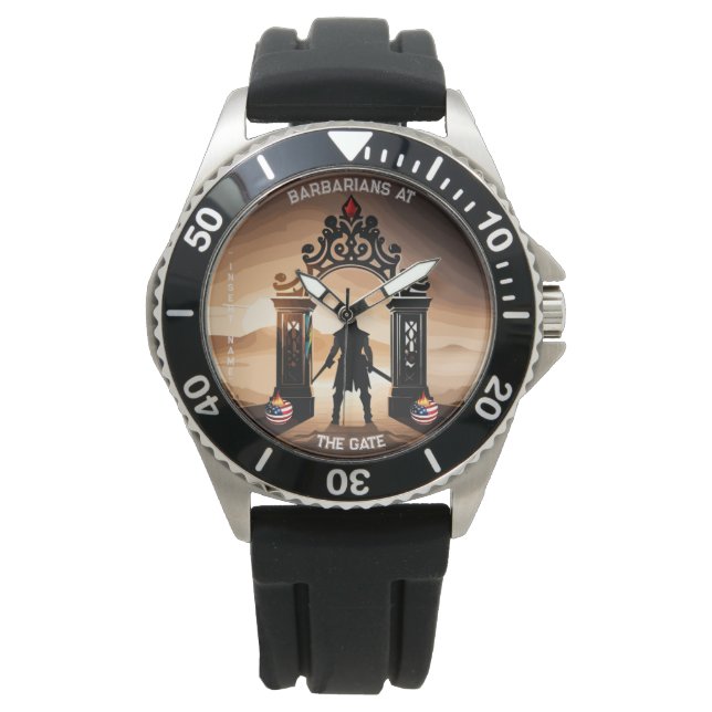 包囲攻撃：アメリカの門の蛮族 腕時計 (正面)