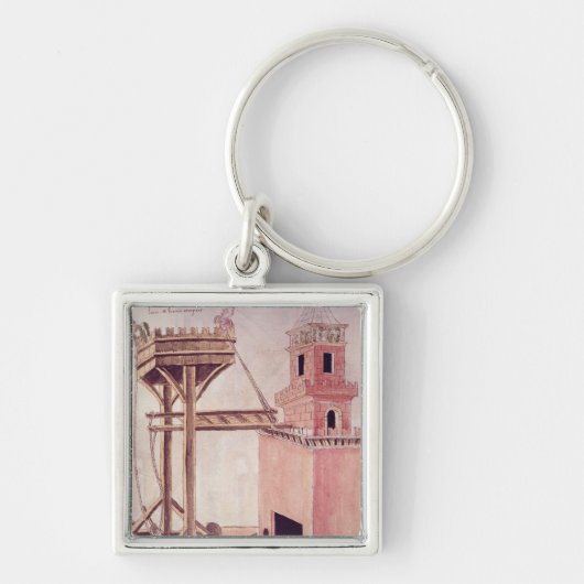 包囲機械 キーホルダー (正面)