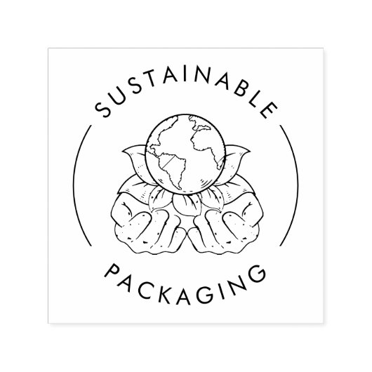 包地球に優し装 |エコロジカル事業 セルフインキングスタンプ (デザイン)