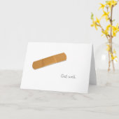 包帯が良くなる カード (黄色い花)