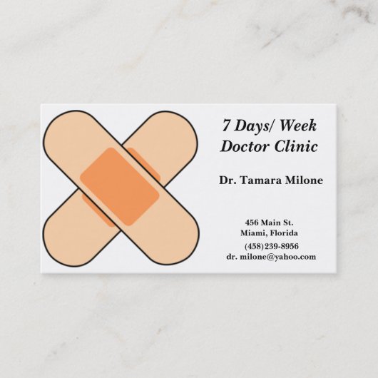 包帯の名刺 名刺 (正面)