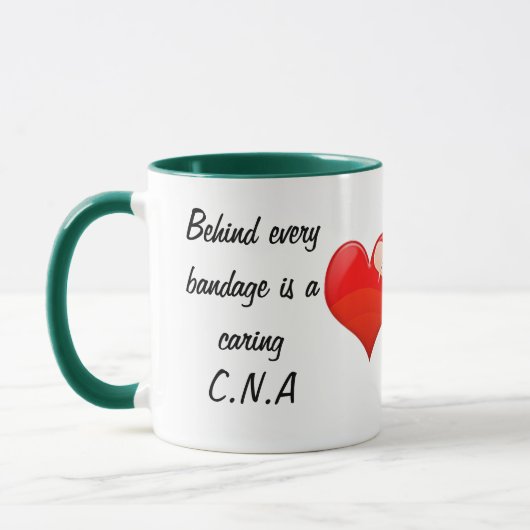 包帯の後ろ マグカップ (左)