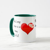 包帯の後ろ マグカップ (正面左)