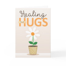 包帯や花で癒されるハグ