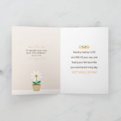 包帯や花で癒されるハグ カード (内部)