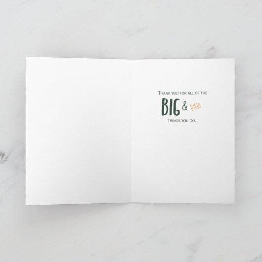 包帯、ナースありがとうライトグリーン サンキューカード (内部)