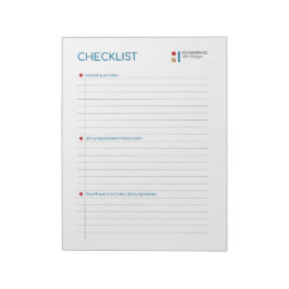 包括的なデザイナーチェックリスト：合理化 ノートパッド