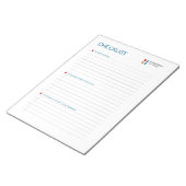 包括的なデザイナーチェックリスト：合理化 ノートパッド (アングル)