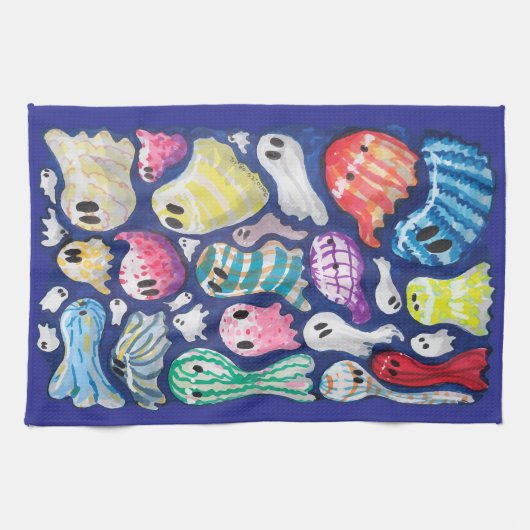 包括的な幽霊 キッチンタオル (横)