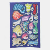 包括的な幽霊 キッチンタオル (縦)