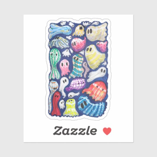 包括的な幽霊 シール (シート)