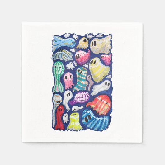 包括的な幽霊 スタンダードカクテルナプキン (正面)