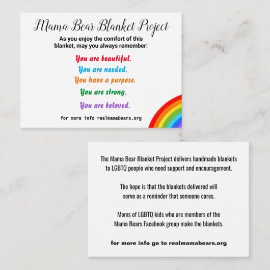 包括購買プロジェクトのフラットカード ノートカード (正面/裏面)