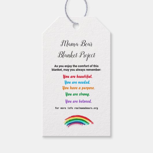 包括購買プロジェクトラベル ギフトタグ (正面)