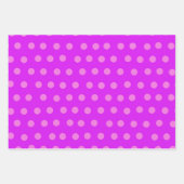包点々のある装紙 ラッピングペーパーシート (正面3)