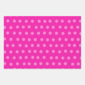 包点々のある装紙 ラッピングペーパーシート (正面2)