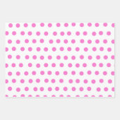 包点々のある装紙 ラッピングペーパーシート (正面)