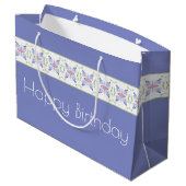 包皮フローラ モダン ラージペーパーバッグ (裏面アングル)