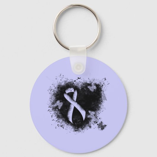 包皮リボングランジハート キーホルダー (正面)