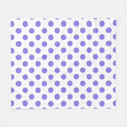 包皮水玉模様 フリースブランケット (正面(横))