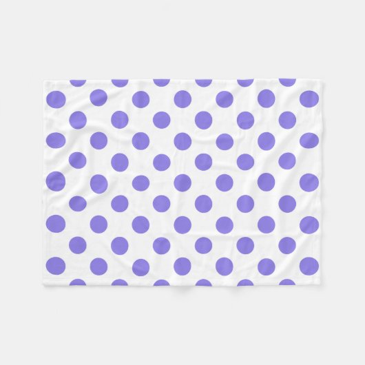 包皮水玉模様 フリースブランケット (正面(横))