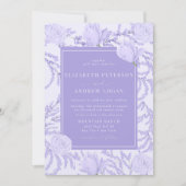 包皮 |花の結婚式招待状 招待状 (正面)