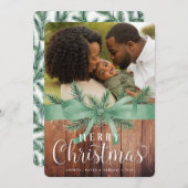 包素朴む |ホリデーフォトカード シーズンカード (正面/裏面)