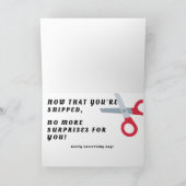 包茎手術おめでとう！ サンキューカード (内部)