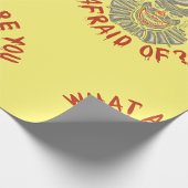 包装が怖いもの紙 ラッピングペーパー