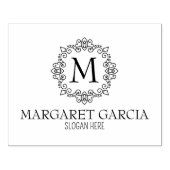 包装カスタム用モノグラム、小規模企業の大規模 ラバースタンプ (インプリント)