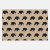 包装クラフ素朴トクリスマス紙 ラッピングペーパーシート (正面3)