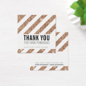 包装サンキューバラ金ゴールドグリッターストライプブラック (デスク)