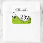 包装スタイリッシュシールのスクロール スクエアシール (バッグ)