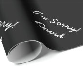 包装パーソナライズされた紙 |申し訳ございません！ ラッピングペーパー (ロールコーナー)