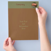 包装フライヤー チラシ (手)