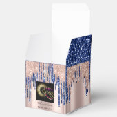 包装ロゴバラドリップブルーネイビー美しい フェイバーボックス (オープン)