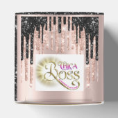 包装ロゴバラブラック美しいドリップスフェイスボックス フェイバーボックス (上部)